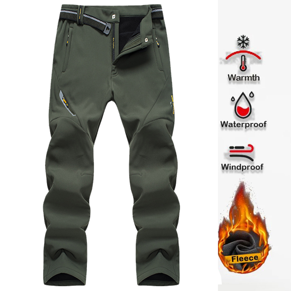 Hunting Outdoor Jacket - Men's Hiking Pants Softshell Outdoor Trousers