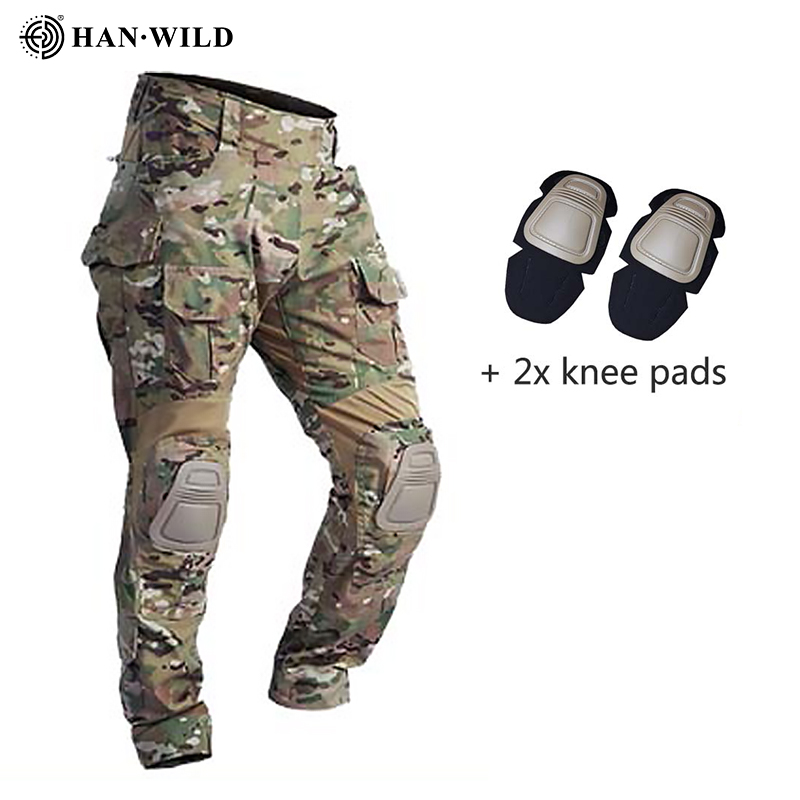 Wildman Hunting & Outdoor Photos - Airsoft Tactical Pants Camo G3 Combat
