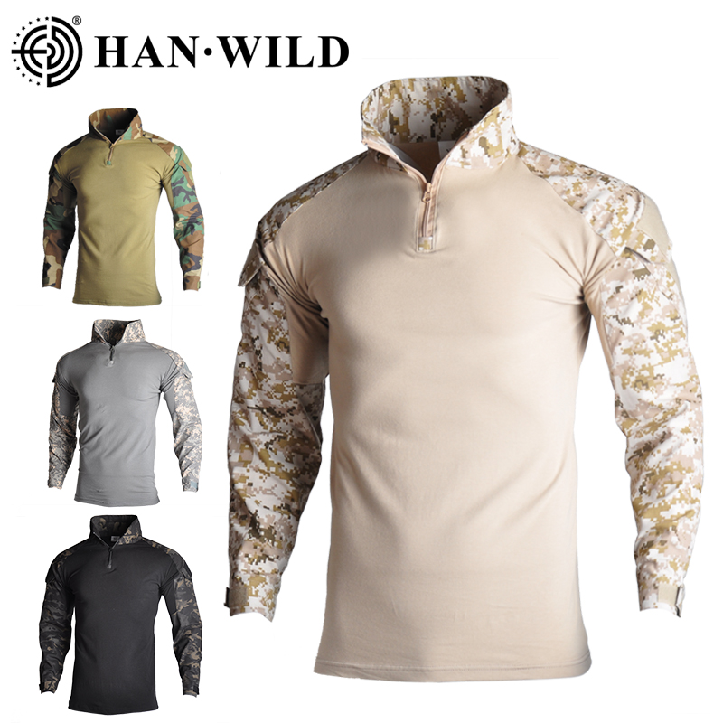 Wildman Hunting & Outdoor Photos - Tactical Shirt With Pad Man Shirts