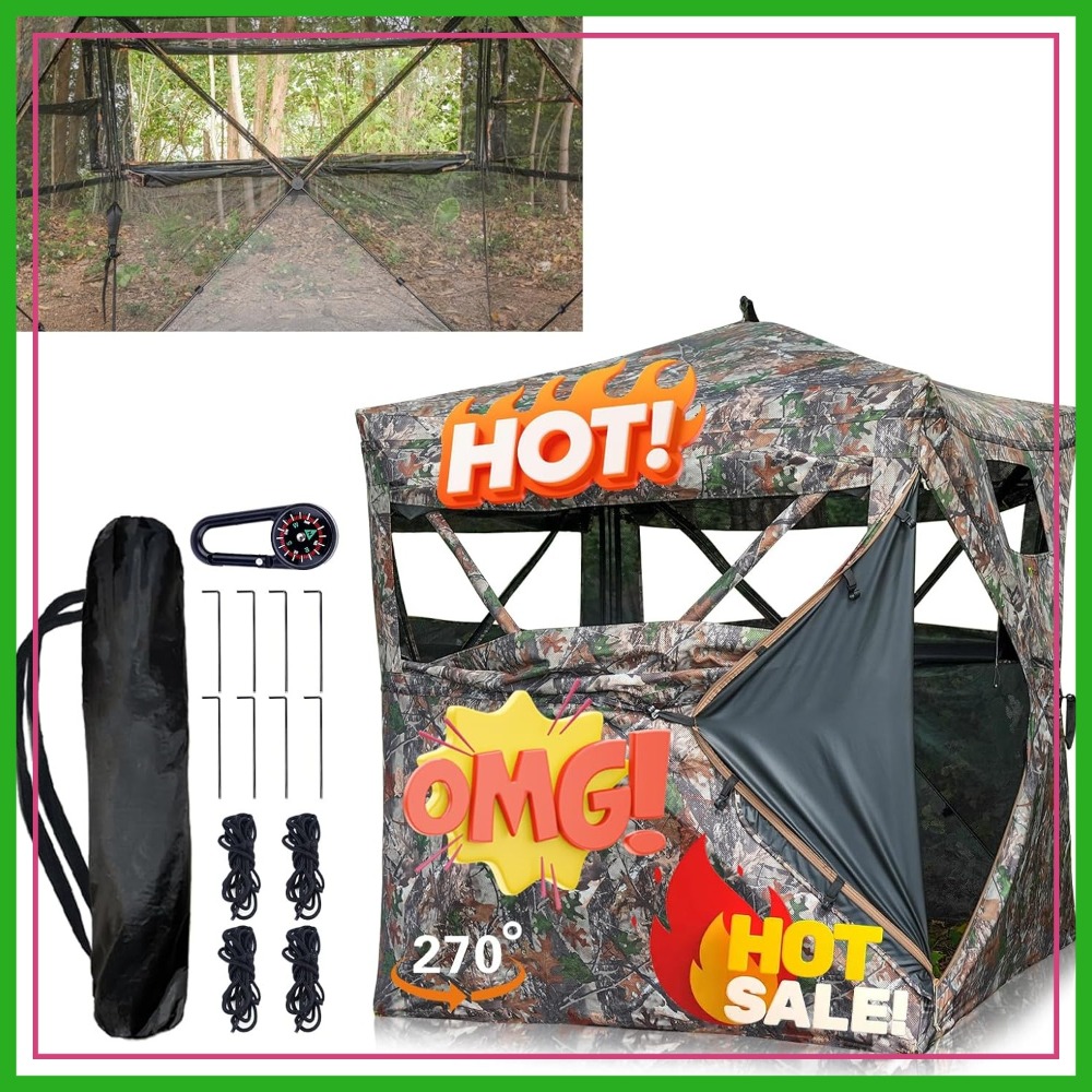 Hunting & Outdoor Supplies Carterton Reviews - 270/360 Degree See Through Hunting Blind