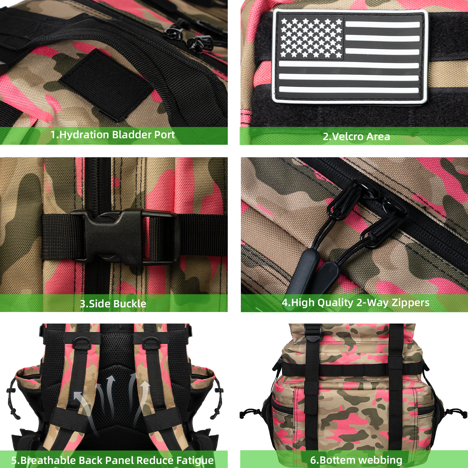 20L 60L Tactical 3P Backpack B – Hunting Outdoor Day recenzja i cena
