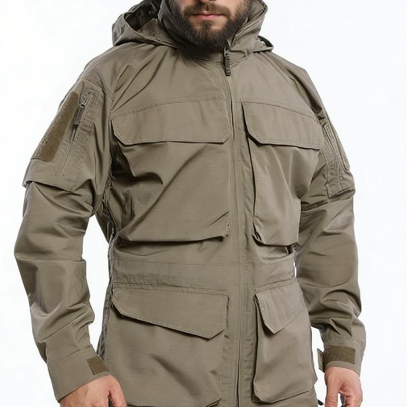 Men's Tactical Jacket Loose Ca – Hunting Outdoor Jacket recenzja i cena