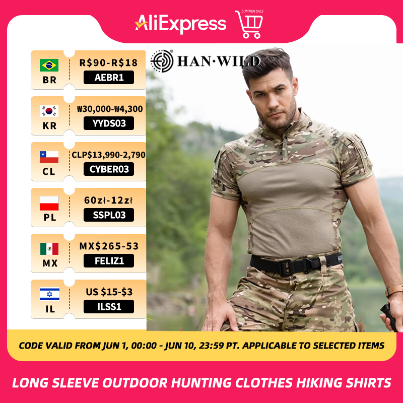 Tactical T Shirt Shirts Men Ai – Wildman Hunting & Outdoor Photos recenzja i cena