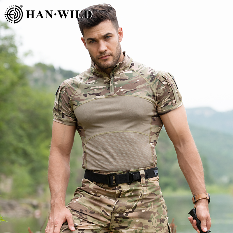 Tactical T Shirt Shirts Men Ai – Wildman Hunting & Outdoor Photos recenzja i cena