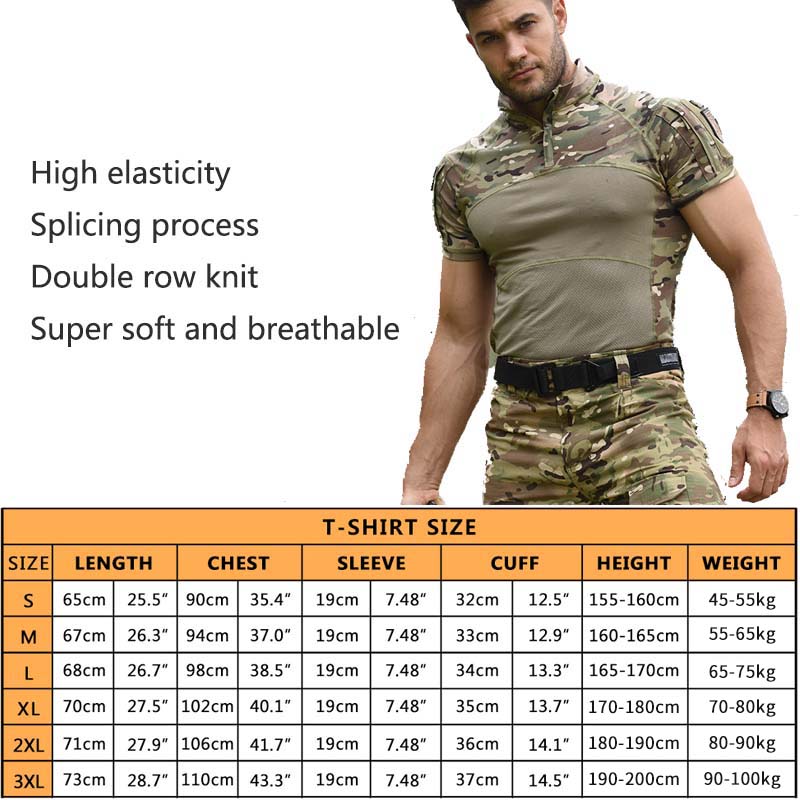 Tactical T Shirt Shirts Men Ai – Wildman Hunting & Outdoor Photos recenzja i cena