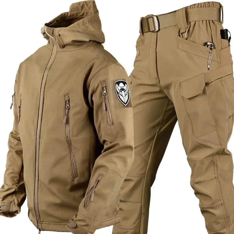 2Pcs Winter Men Camo Suit Wate – Men'S Outdoor Hunting Jacket recenzja i cena