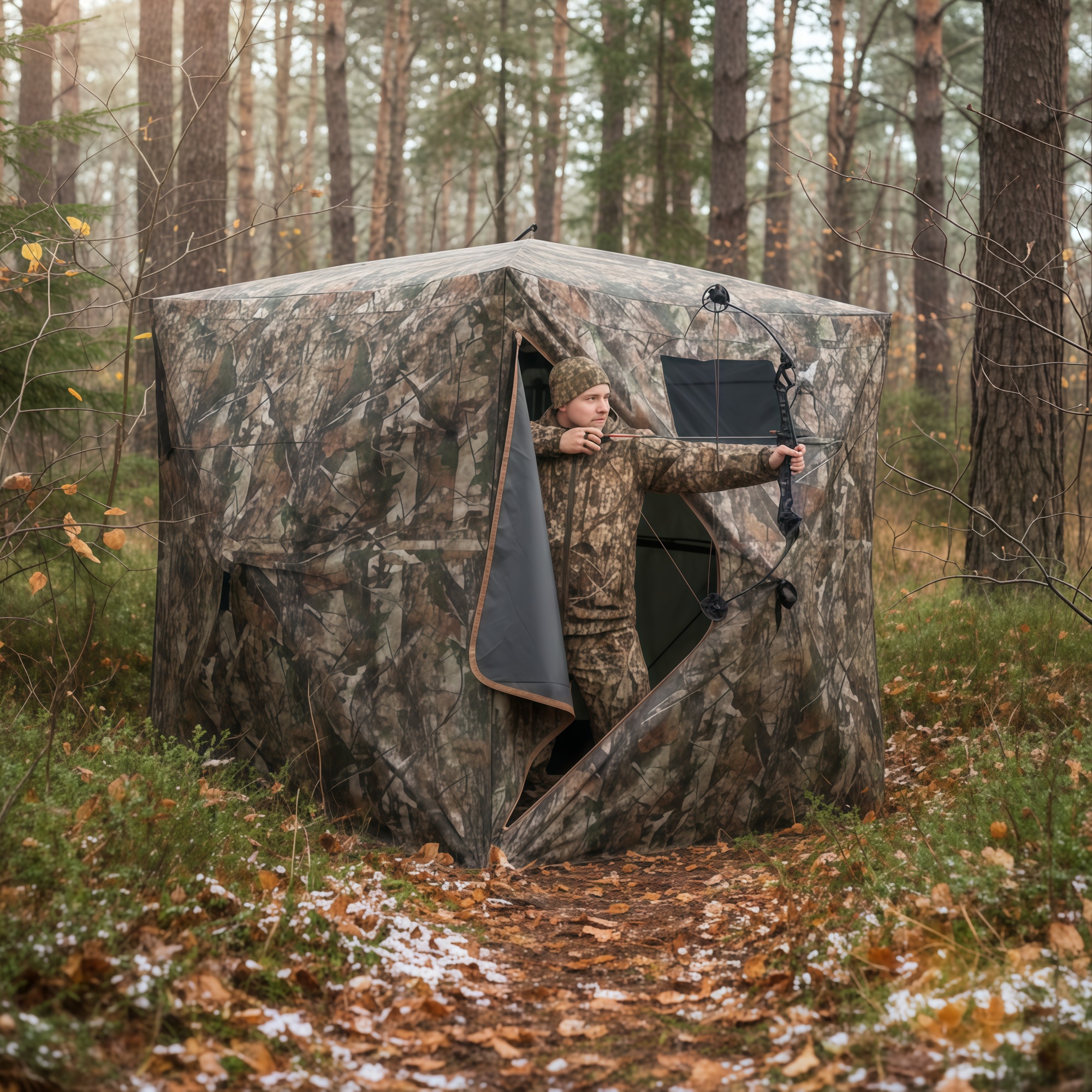 Camouflage Pop-Up Hunting Blin – Hunting & Outdoor Supplies Carterton Reviews recenzja i cena