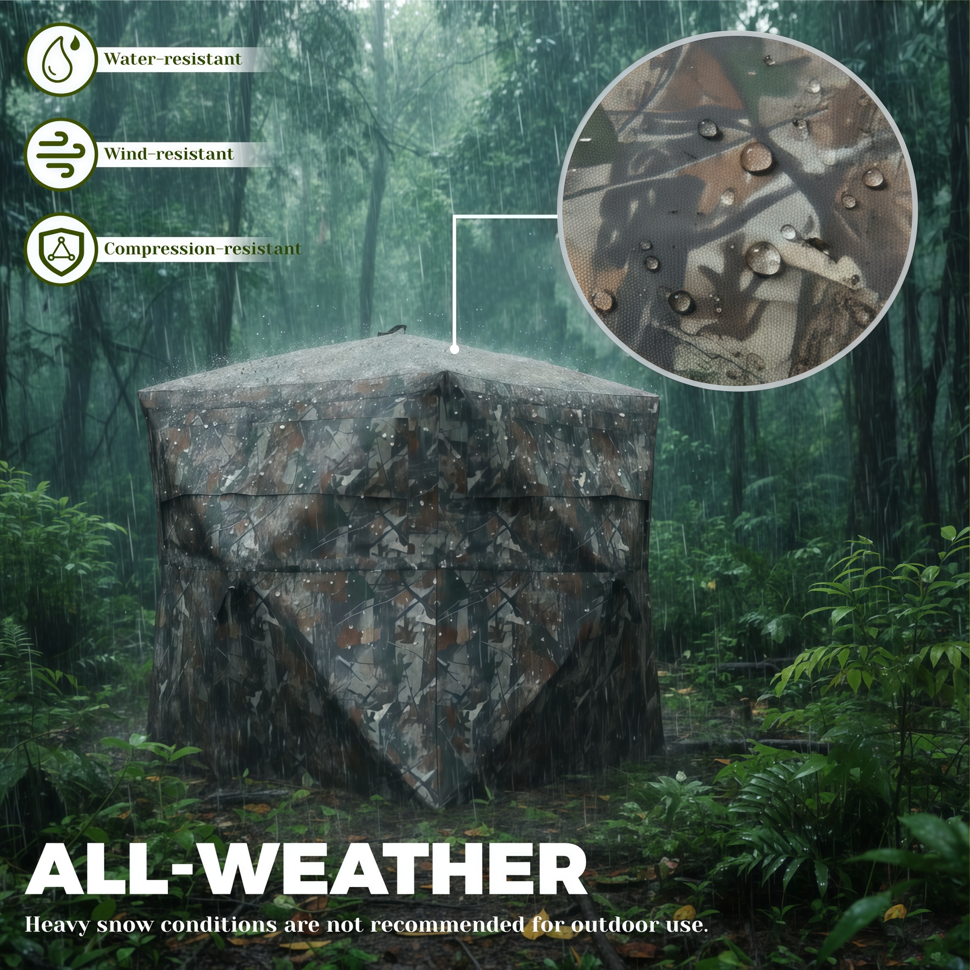 Camouflage Pop-Up Hunting Blin – Hunting & Outdoor Supplies Carterton Reviews recenzja i cena