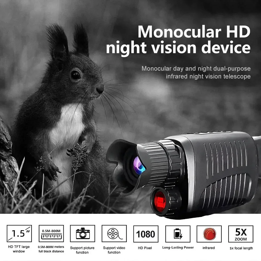 1080P HD Monocular Night Visio – Hunting Outdoor Day recenzja i cena