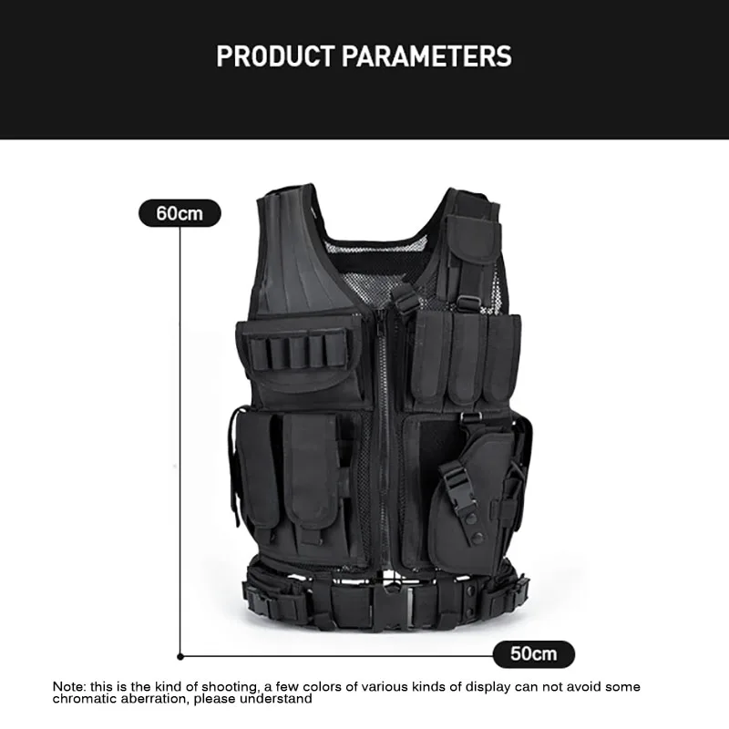 Adjustable Molle Tactical Vest – Hunting Outdoor Jacket recenzja i cena
