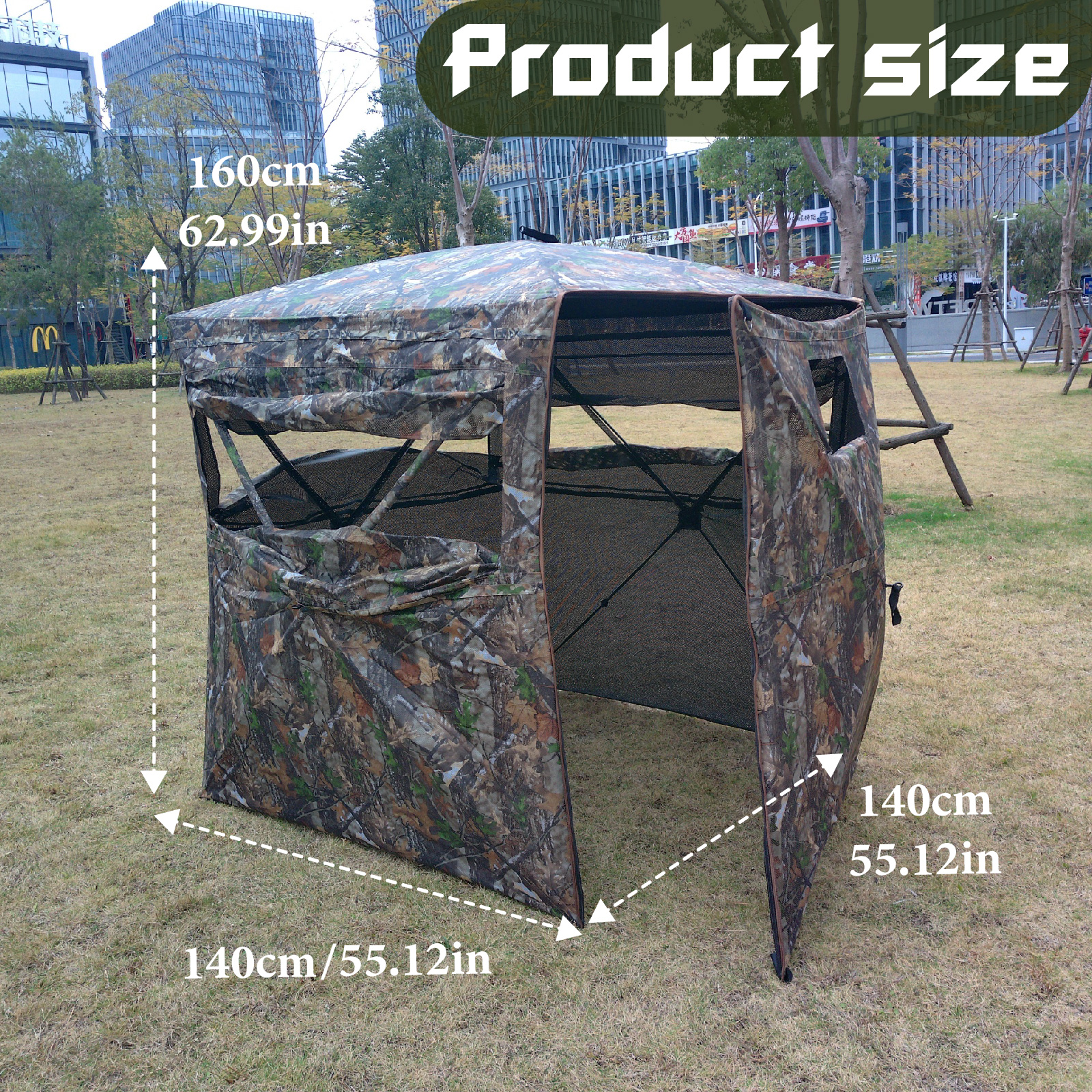 Camouflage Pop-Up Hunting Blin – Hunting & Outdoor Supplies Carterton Reviews recenzja i cena