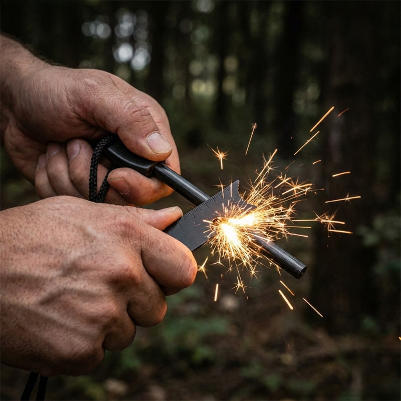 Multi-Function Wooden Handle M – Fire Starter Waterproof recenzja i cena