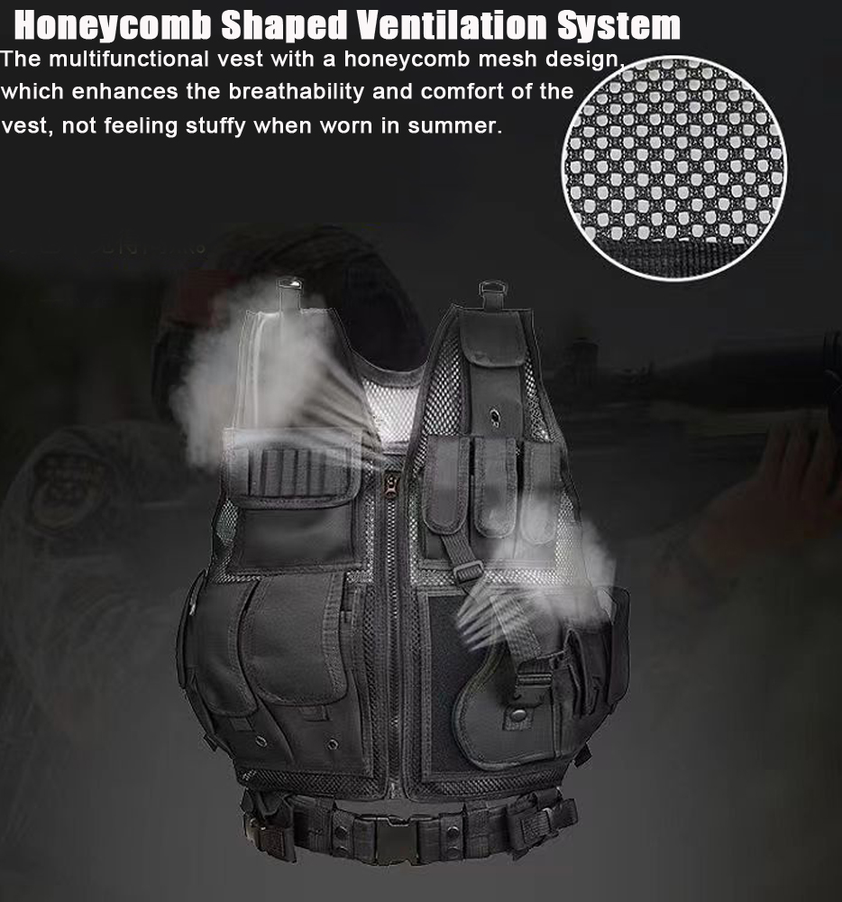 Adjustable Molle Tactical Vest – Hunting Outdoor Jacket recenzja i cena
