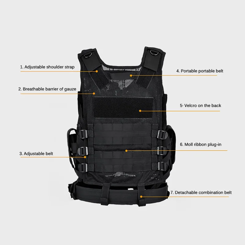 Adjustable Molle Tactical Vest – Hunting Outdoor Jacket recenzja i cena