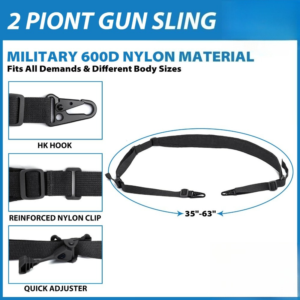 Tactical 2 Point Rifle Sling Q – Outdoor Hunting Rifle recenzja i cena