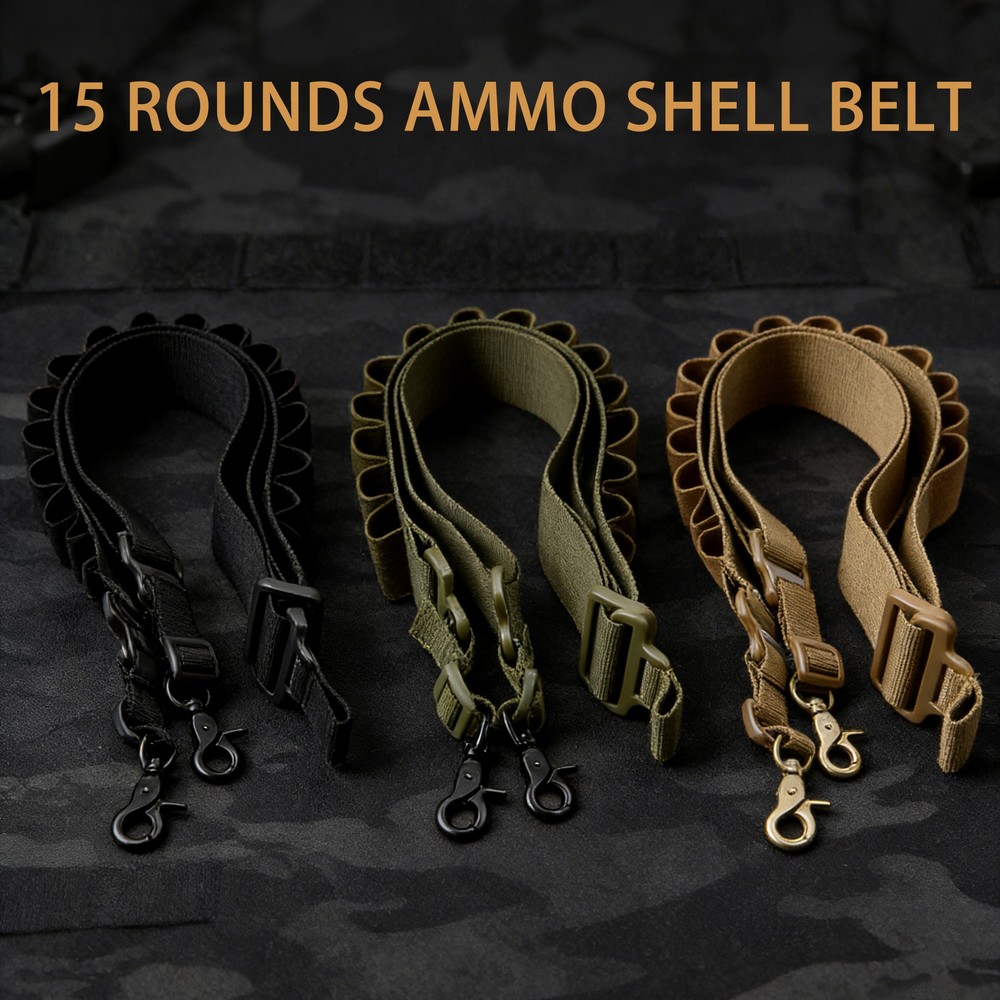 15 Rounds Ammo Shell Belt Rifl – Outdoor Hunting Rifle recenzja i cena