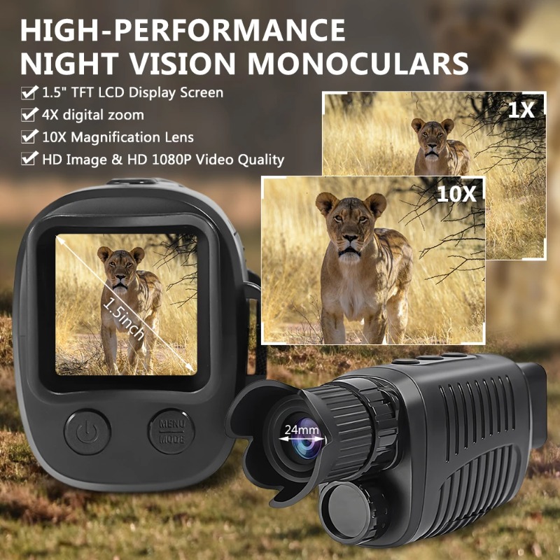 5X Zoom Digital Monocular Infr – Outdoor Hunting Digital Night Vision recenzja i cena