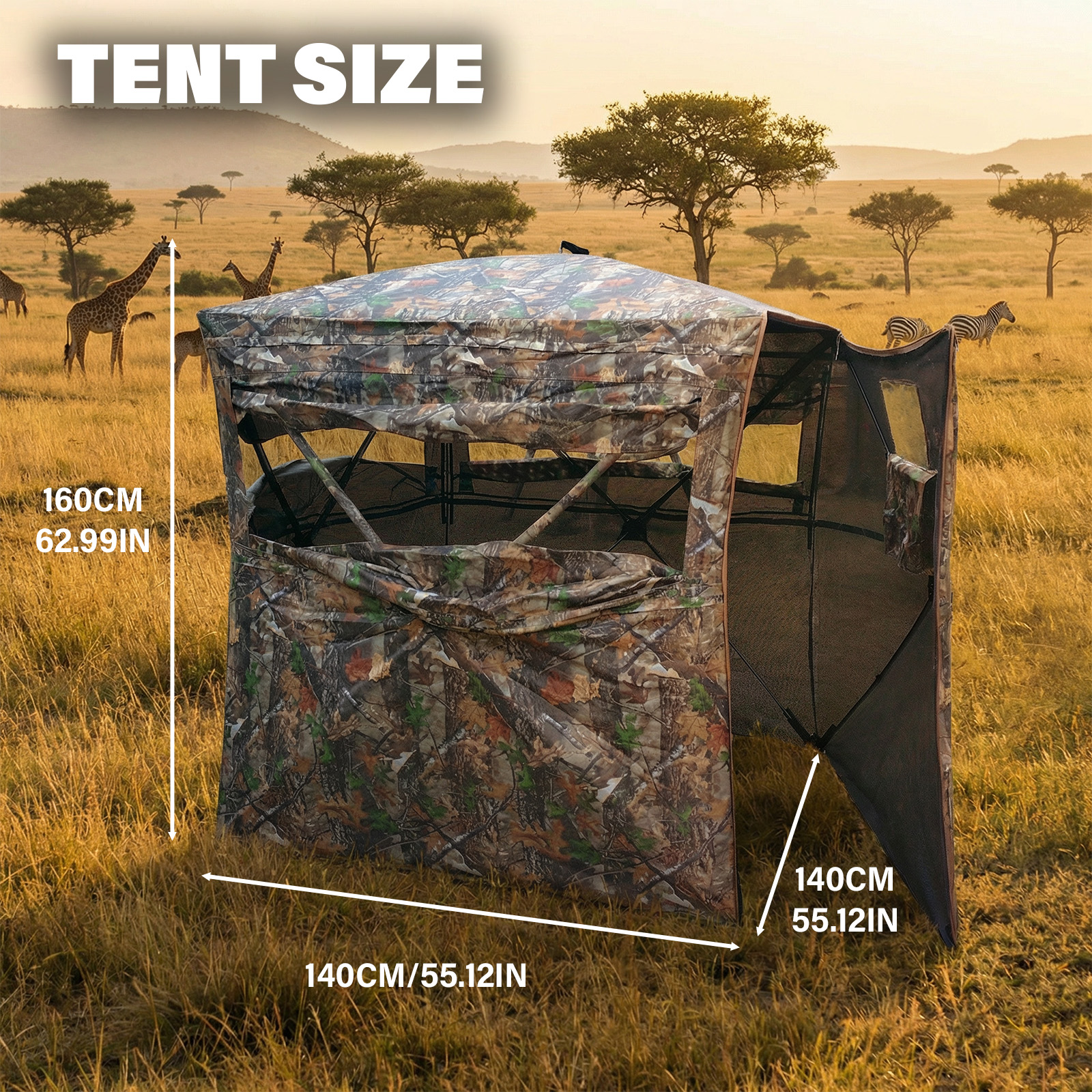 Camouflage Pop-Up Hunting Blin – Hunting & Outdoor Supplies Carterton Reviews recenzja i cena