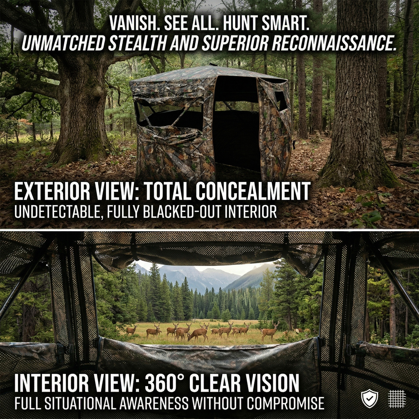 Camouflage Pop-Up Hunting Blin – Hunting & Outdoor Supplies Carterton Reviews recenzja i cena