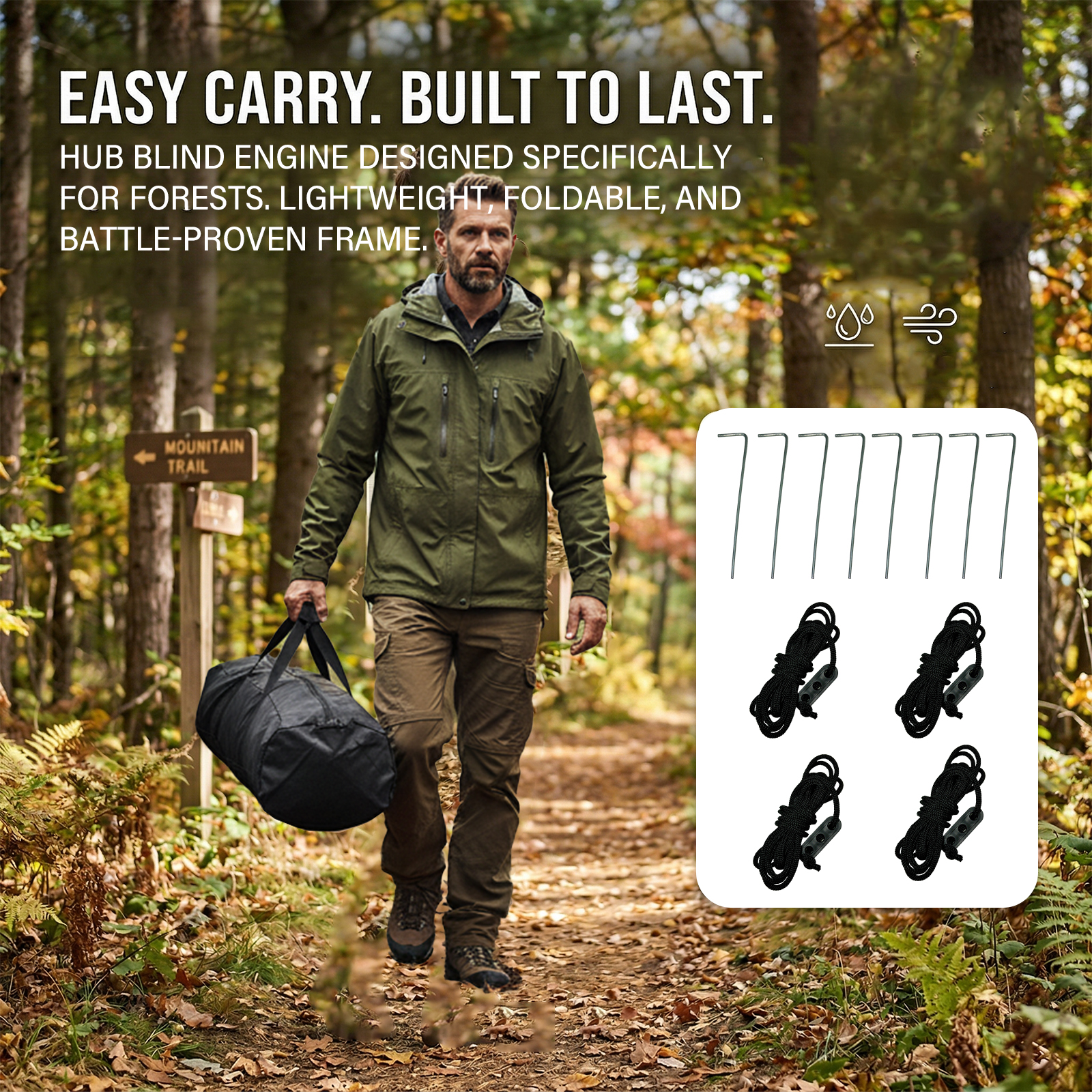 Camouflage Pop-Up Hunting Blin – Hunting & Outdoor Supplies Carterton Reviews recenzja i cena