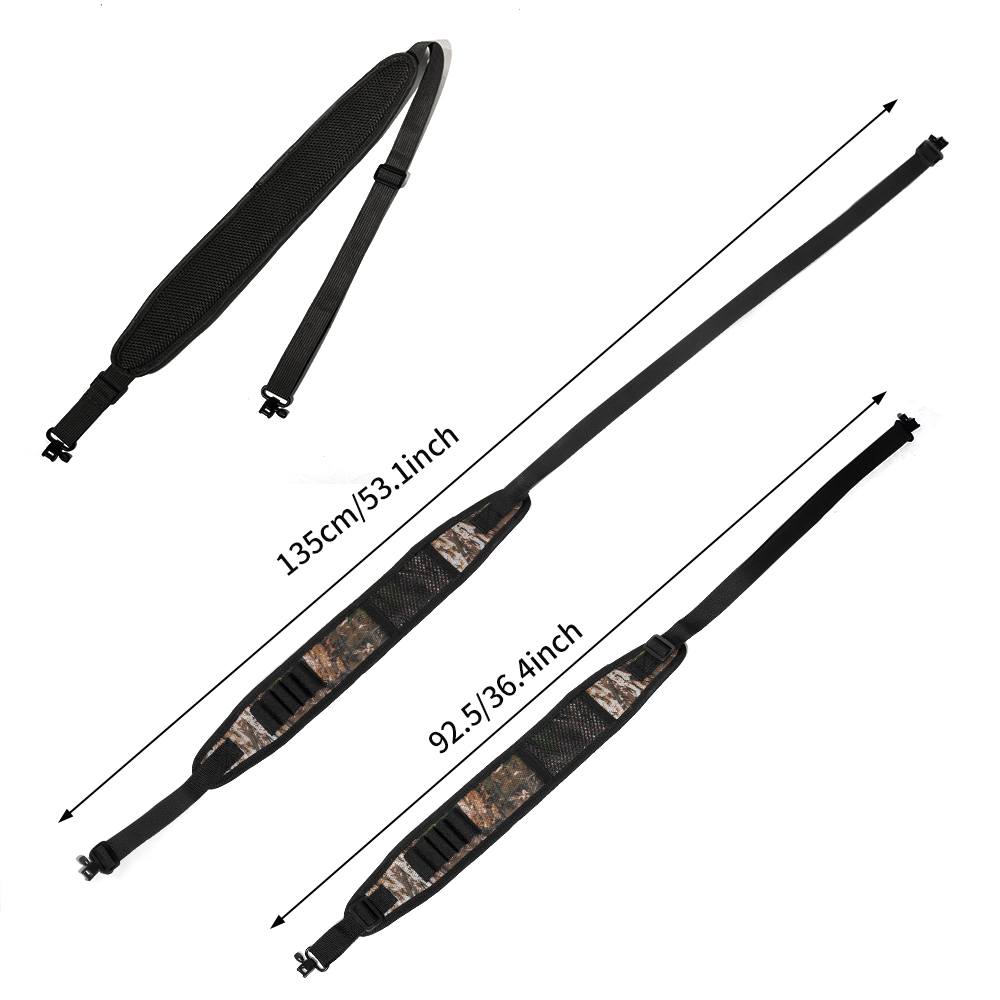 Adjustable Rifle Sling with Sh – Outdoor Hunting Rifle recenzja i cena