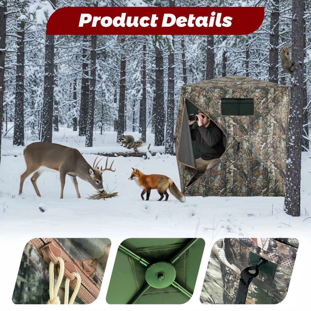Camouflage Pop-Up Hunting Blin – Hunting & Outdoor Supplies Carterton Reviews recenzja i cena
