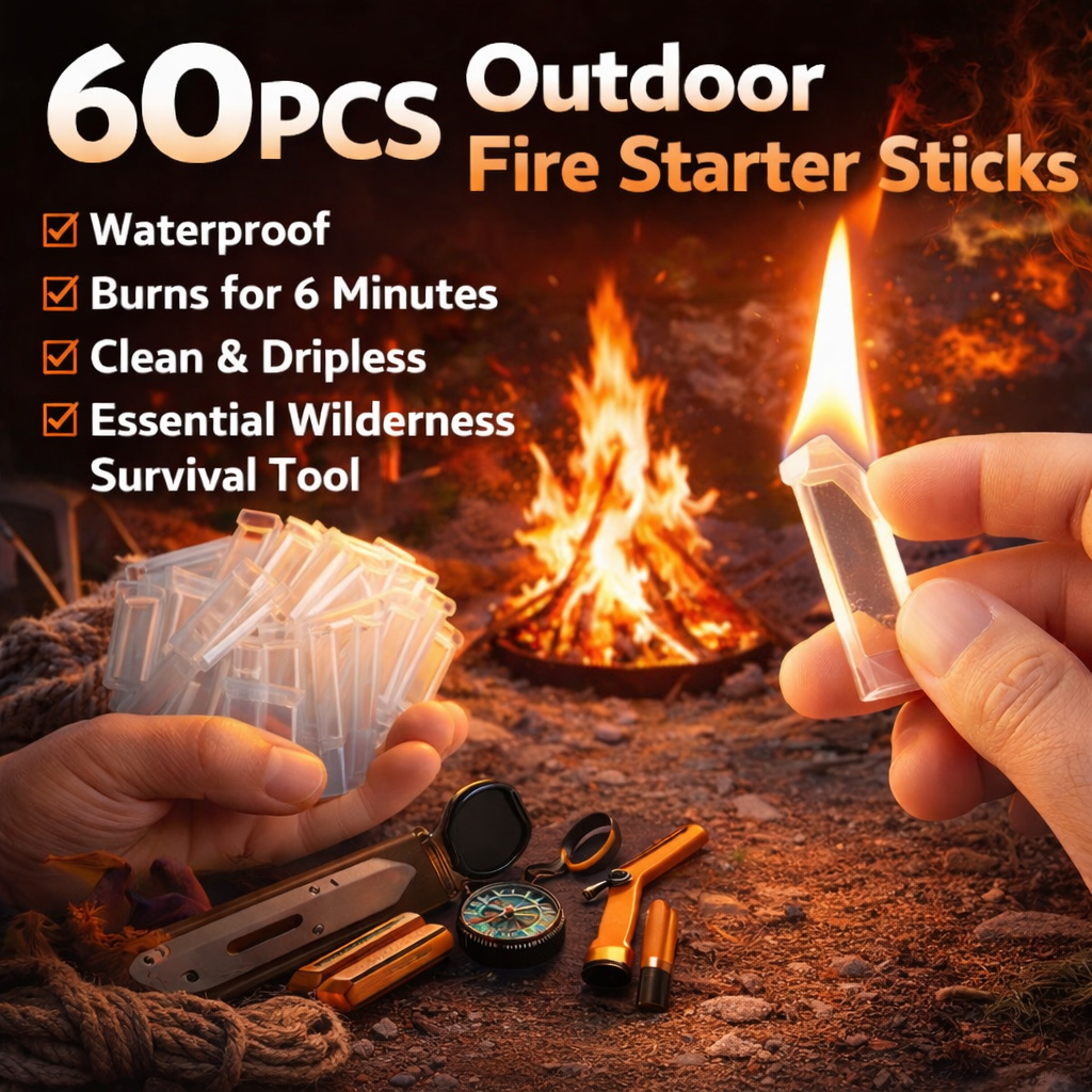 60PCS Waterproof Fire Starter  – Fire Starter Waterproof recenzja i cena