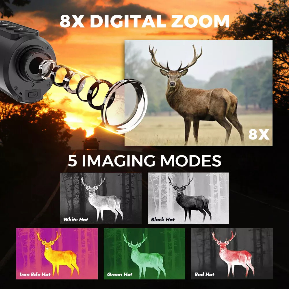 8X Digital Zoom Thermal Imagin – Outdoor Hunting Digital Night Vision recenzja i cena