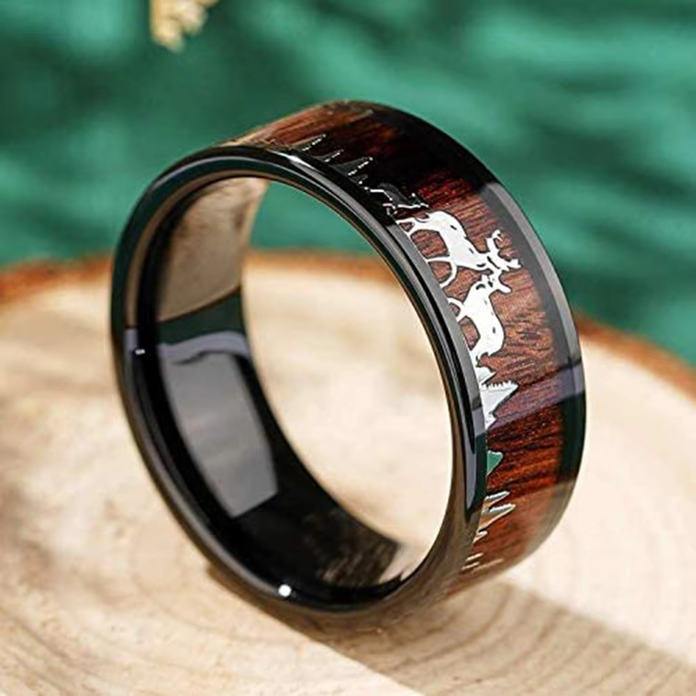 Fashion 8mm Koa Wood Inlay Dee – Wildman Hunting & Outdoor Photos recenzja i cena