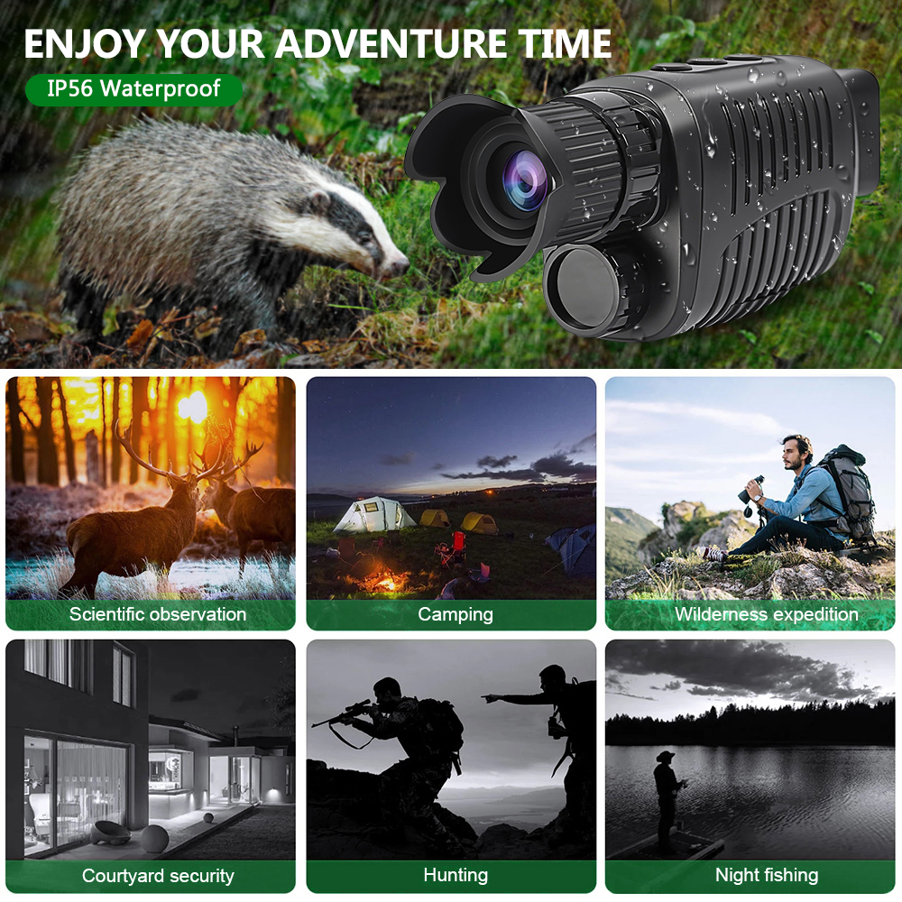 1080P HD Monocular Night Visio – Outdoor Hunting Digital Night Vision recenzja i cena